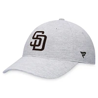 Men's Fanatics Gray San Diego Padres Logo Adjustable Hat