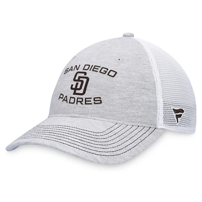 Men's Fanatics Gray San Diego Padres Trucker Adjustable Hat