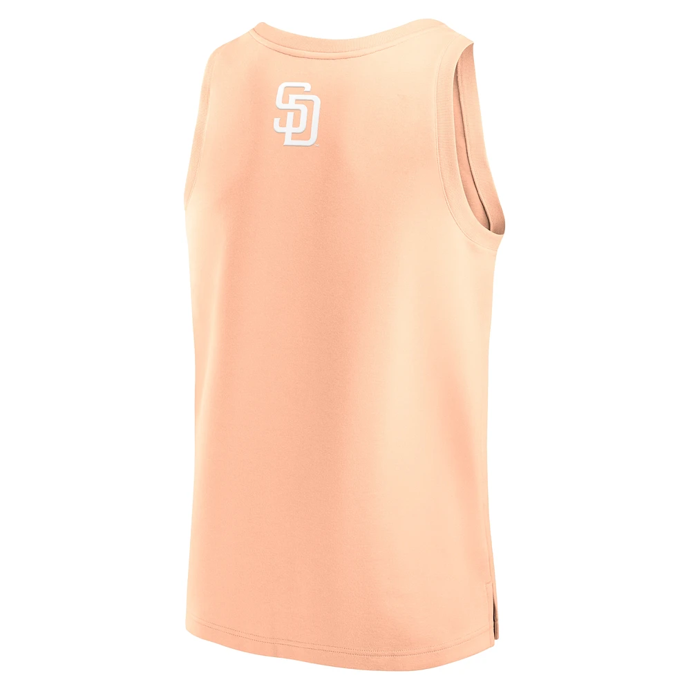 Men's Fanatics Light Pink San Diego Padres Elements Tank Top