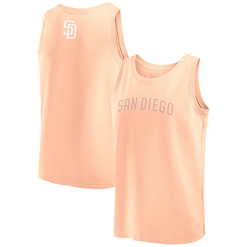 Men's Fanatics Light Pink San Diego Padres Elements Tank Top