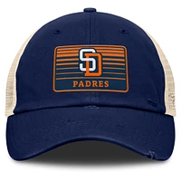 Men's Fanatics  Navy/Natural San Diego Padres Cooperstown Collection Eastbound Mesh Adjustable Hat