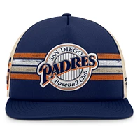 Men's Fanatics Navy/Natural San Diego Padres Cooperstown Collection Powers Snapback Hat