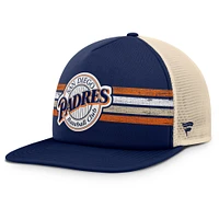 Men's Fanatics Navy/Natural San Diego Padres Cooperstown Collection Powers Snapback Hat