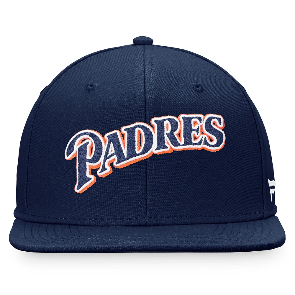 Men's Fanatics Navy San Diego Padres Cooperstown Collection Fitted Hat