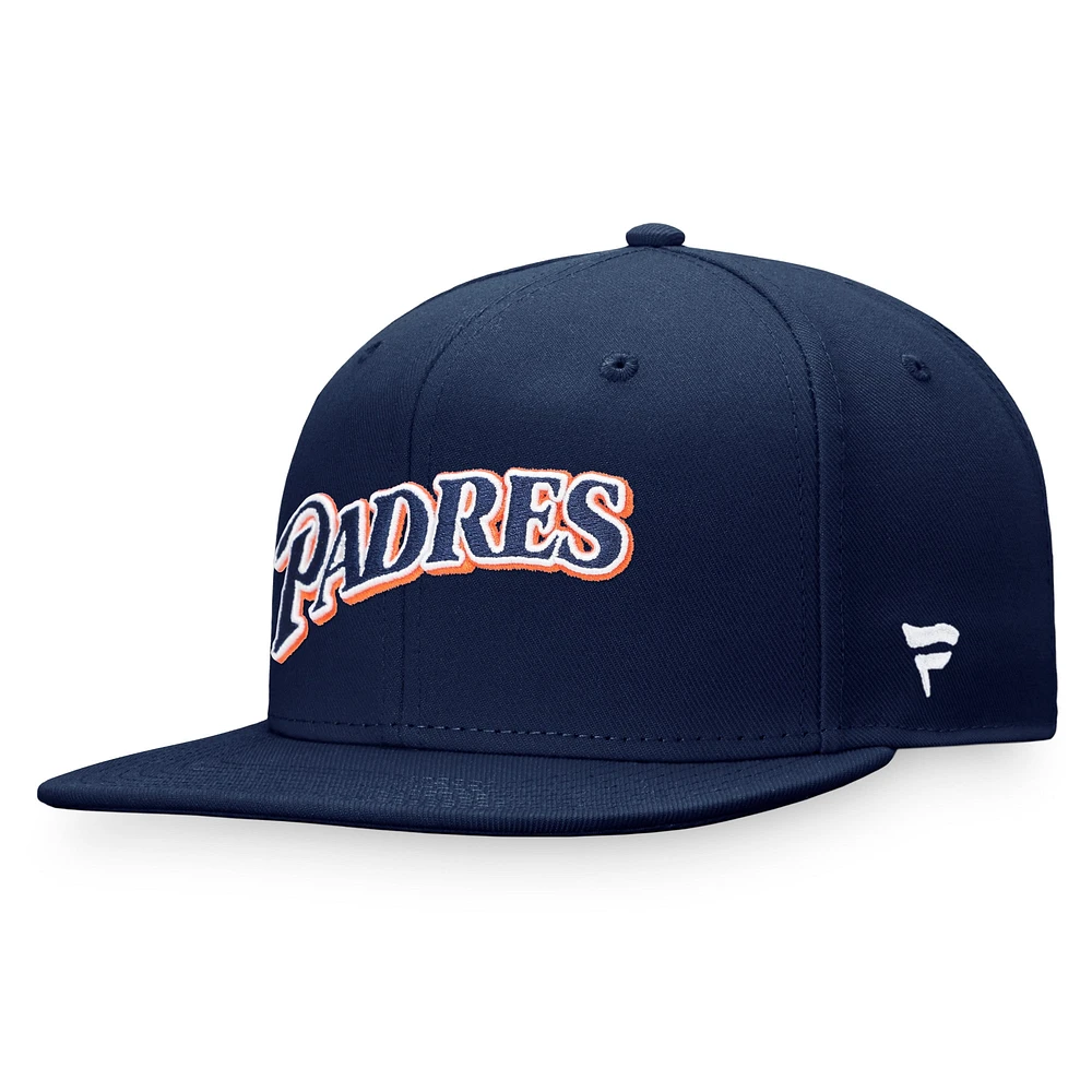 Men's Fanatics Navy San Diego Padres Cooperstown Collection Fitted Hat