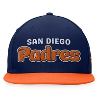 Men's Fanatics Navy San Diego Padres Cooperstown Collection Hurler Fitted Hat