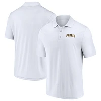 Polo Fanatics blanc pour homme des Padres de San Diego