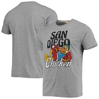 T-shirt Homage Grey San Diego Padres Hyper Local triple mélange pour homme