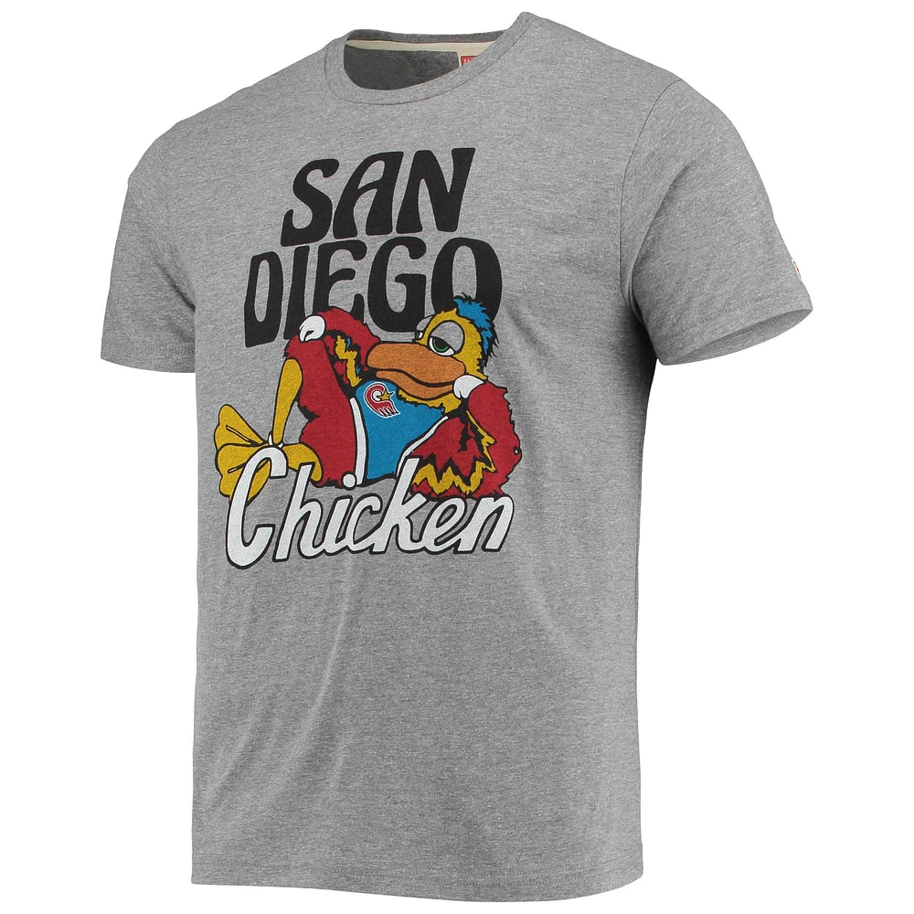 Men's Homage Gray San Diego Padres Hyper Local Tri-Blend T-Shirt