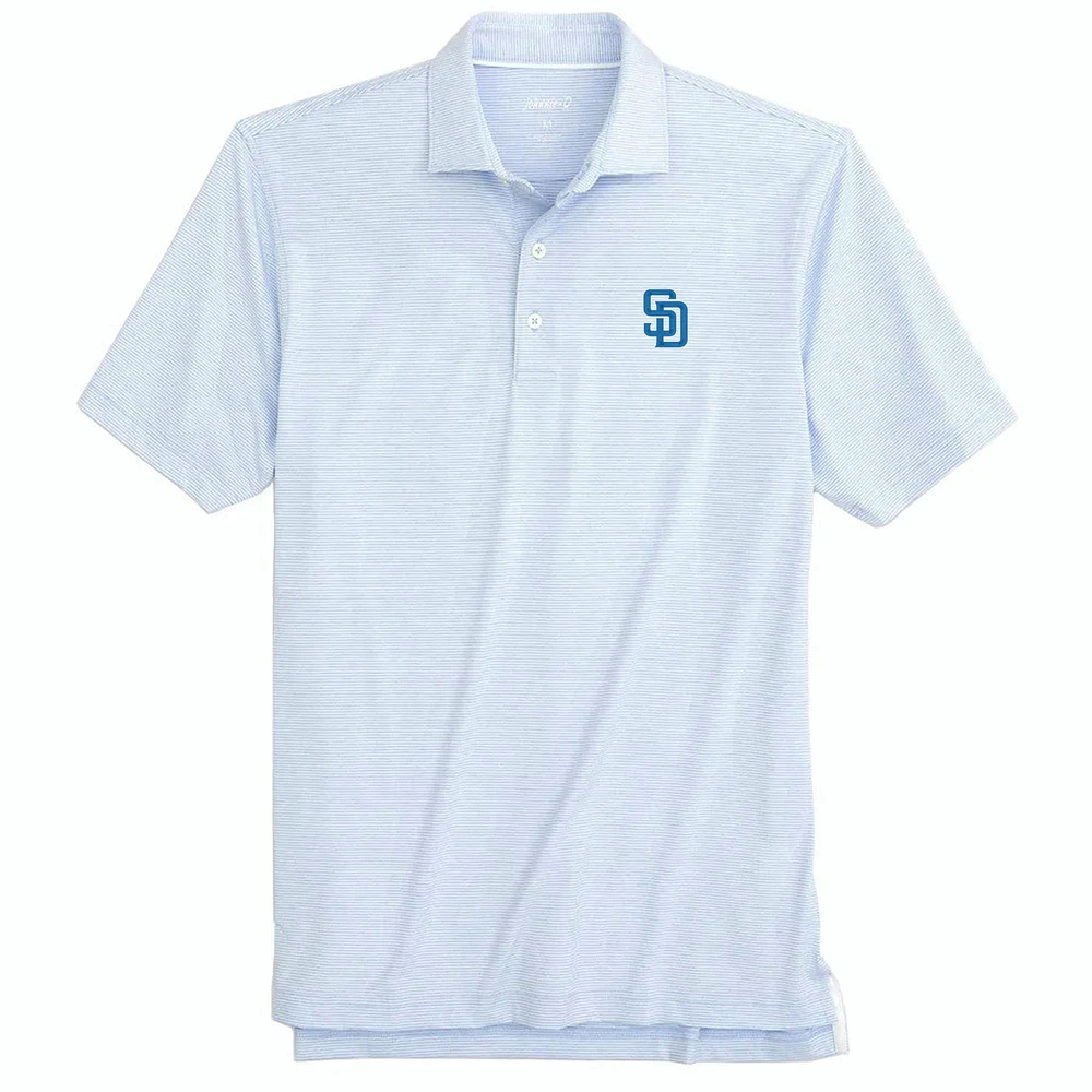 Polo Lyndon pour la fête des pères San Diego Padres Johnnie-O bleu clair hommes