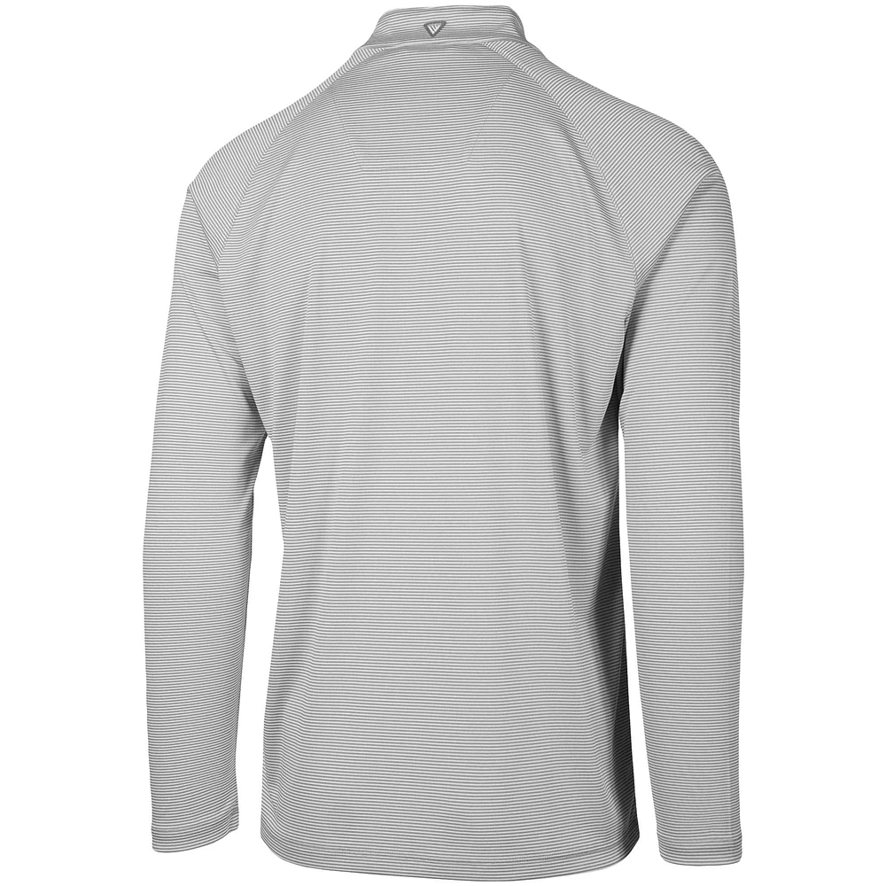 Men's Levelwear Gray San Diego Padres Cooperstown Collection Orion Raglan - Quarter-Zip Jacket
