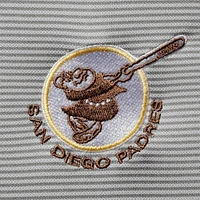 Levelwear Homme Gris San Diego Padres Orion Historic Logo Raglan Quarter-Zip Jacket