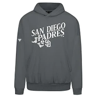 Men's Levelwear  Gray San Diego Padres St. Patrick's Day Pullover Hoodie