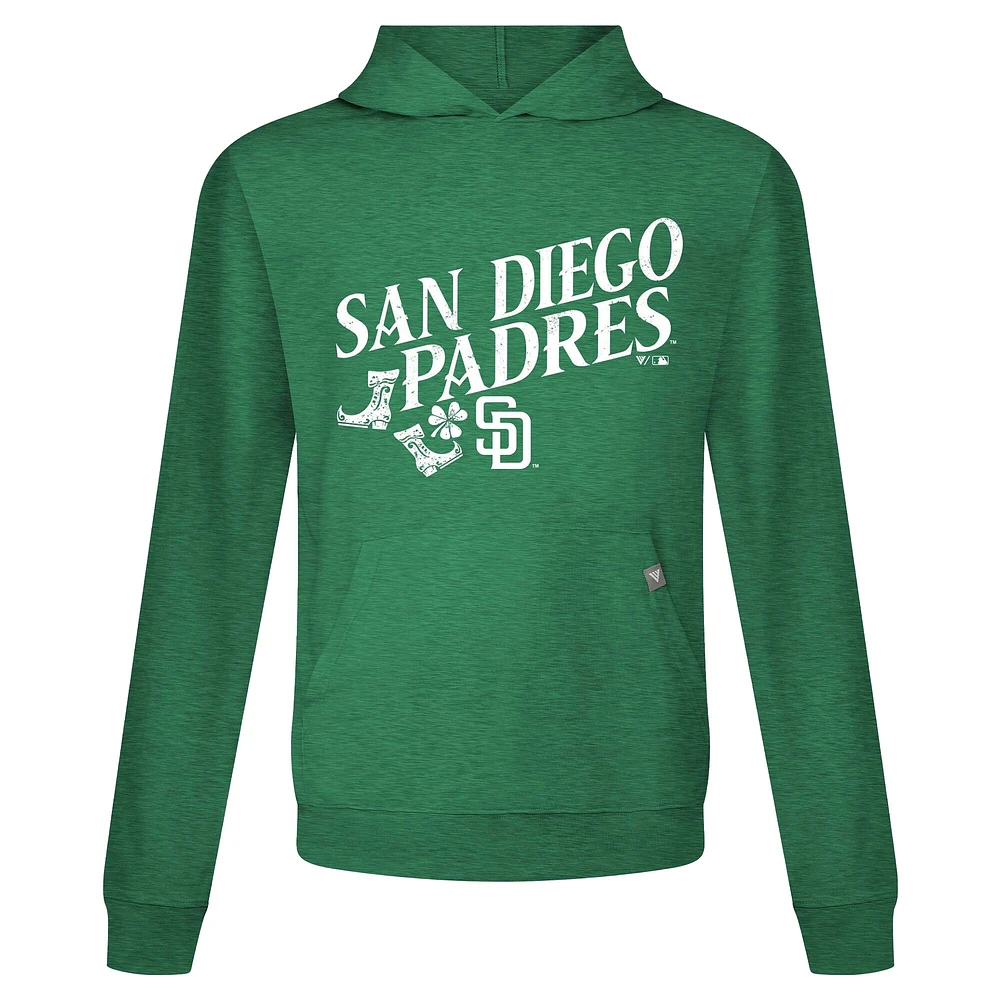 Sweat à capuche pour homme Levelwear Green San Diego Padres St. Patrick's Day Relay Boots