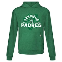 Men's Levelwear San Diego Padres St. Patrick's Day Relay Shamrock Pullover Hoodie