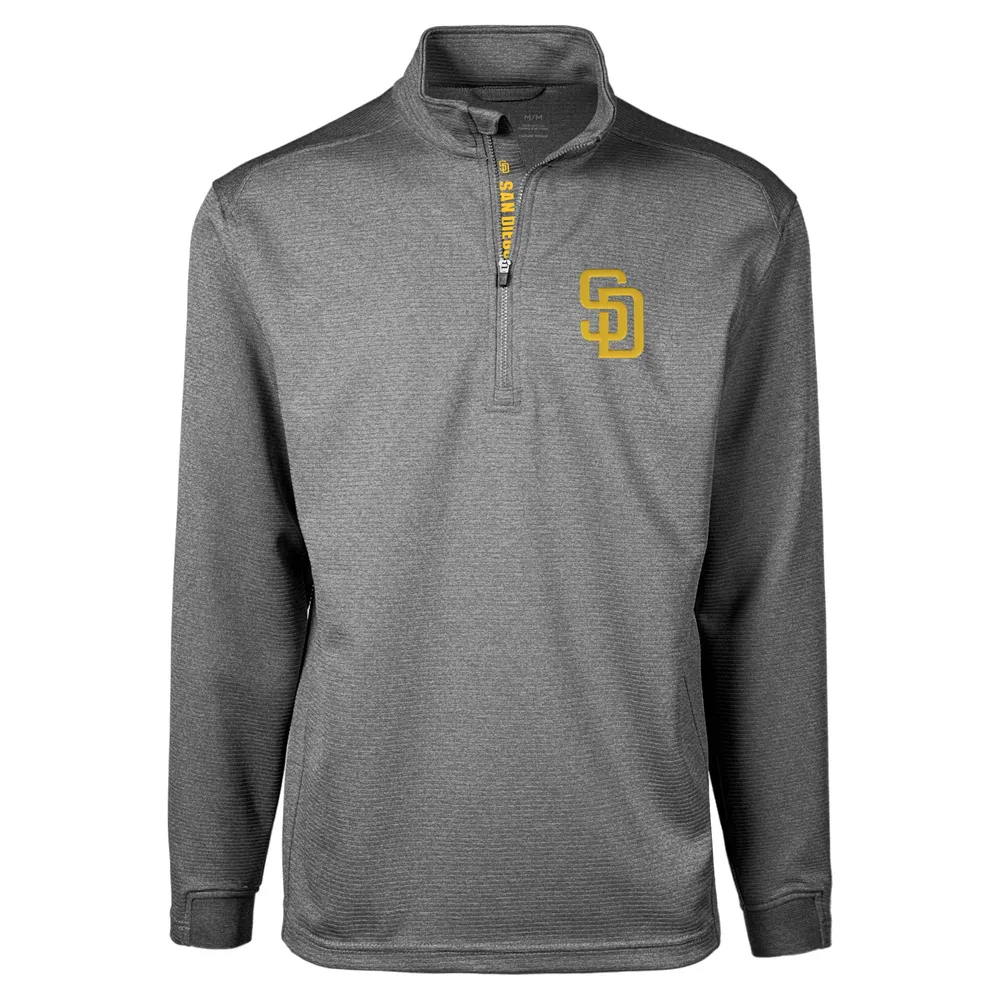 Men's New Era San Diego Padres Throwback Dark Grey Heather