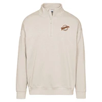 Men's Levelwear  Khaki San Diego Padres Cooperstown Collection Murray Quarter-Zip Sweatshirt