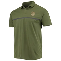 Polo raglan Levelwear Olive San Diego Padres Delta Sector pour homme