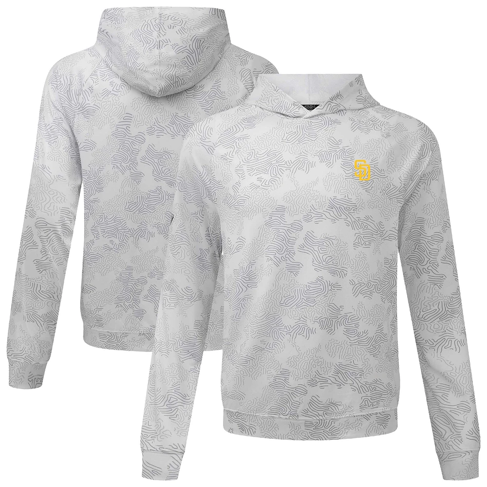 Men's Levelwear White San Diego Padres Blender Insignia 2.0 Hoodie