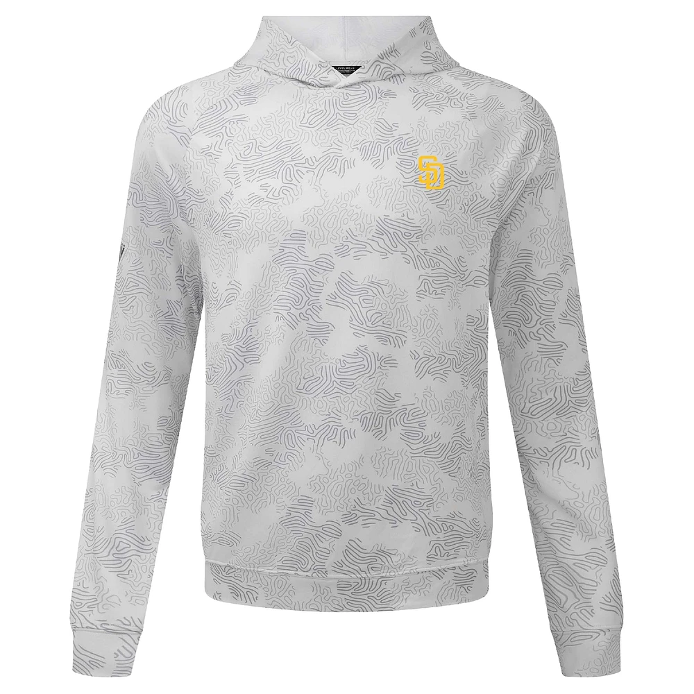Men's Levelwear White San Diego Padres Blender Insignia 2.0 Hoodie