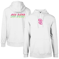 Men's Levelwear White San Diego Padres City Connect Podium Core 2.0 Pullover Hoodie