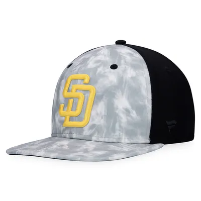 Lids San Diego Padres Majestic Foam Trucker Snapback Hat - Gold/White