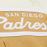 Men's Mitchell & Ness Tan/Cream San Diego Padres Head Coach Pullover Hoodie