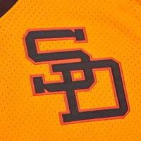 Men's Mitchell & Ness Tony Gwynn Gold San Diego Padres 1982 Authentic Cooperstown Collection Mesh Batting Practice Jersey