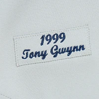 Maillot authentique Mitchell & Ness Tony Gwynn gris pour homme de la collection Cooperstown des Padres San Diego