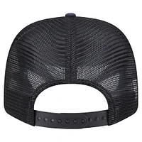 Men's New Era Black San Diego Padres Adventure Drinks Pattern 9SEVENTY Stretch-Snap Hat