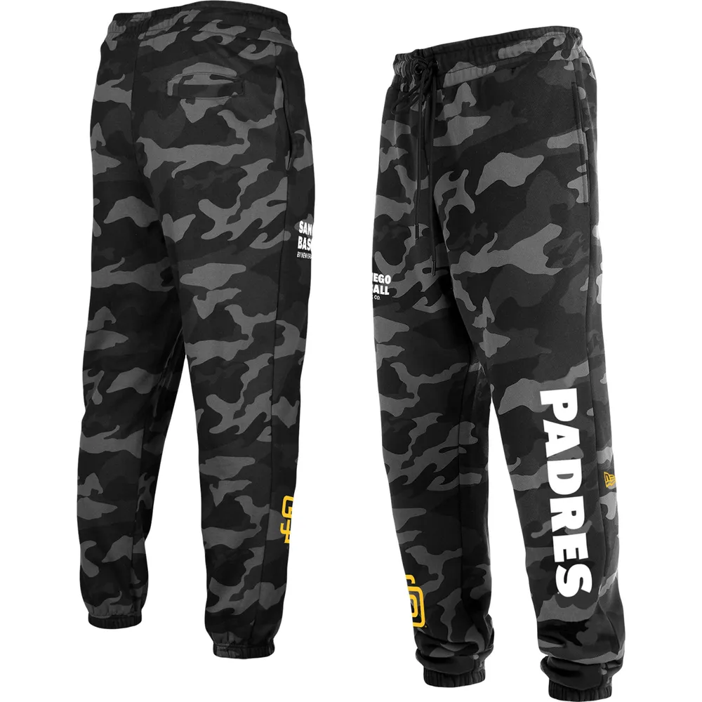 Pantalon de jogging à motif camouflage San Diego Padres New Era pour homme, noir