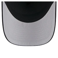 Men's New Era Black San Diego Padres City Initial 9FORTY A-Frame M-Crown Adjustable Trucker Hat