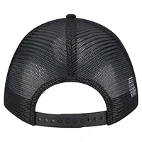 Casquette ajustable noire San Diego Padres Gradient 9FORTY A-Frame M-Crown Trucker de New Era pour homme