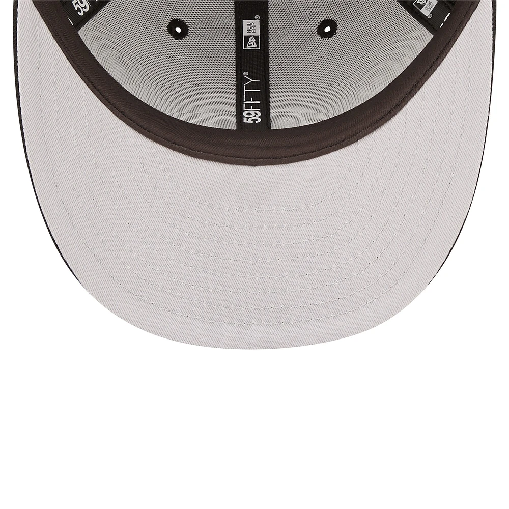 Men's New Era Black San Diego Padres Low Profile 59FIFTY Fitted Hat