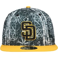 Casquette ajustée 59FIFTY San Diego Padres Sands New Era noire pour homme