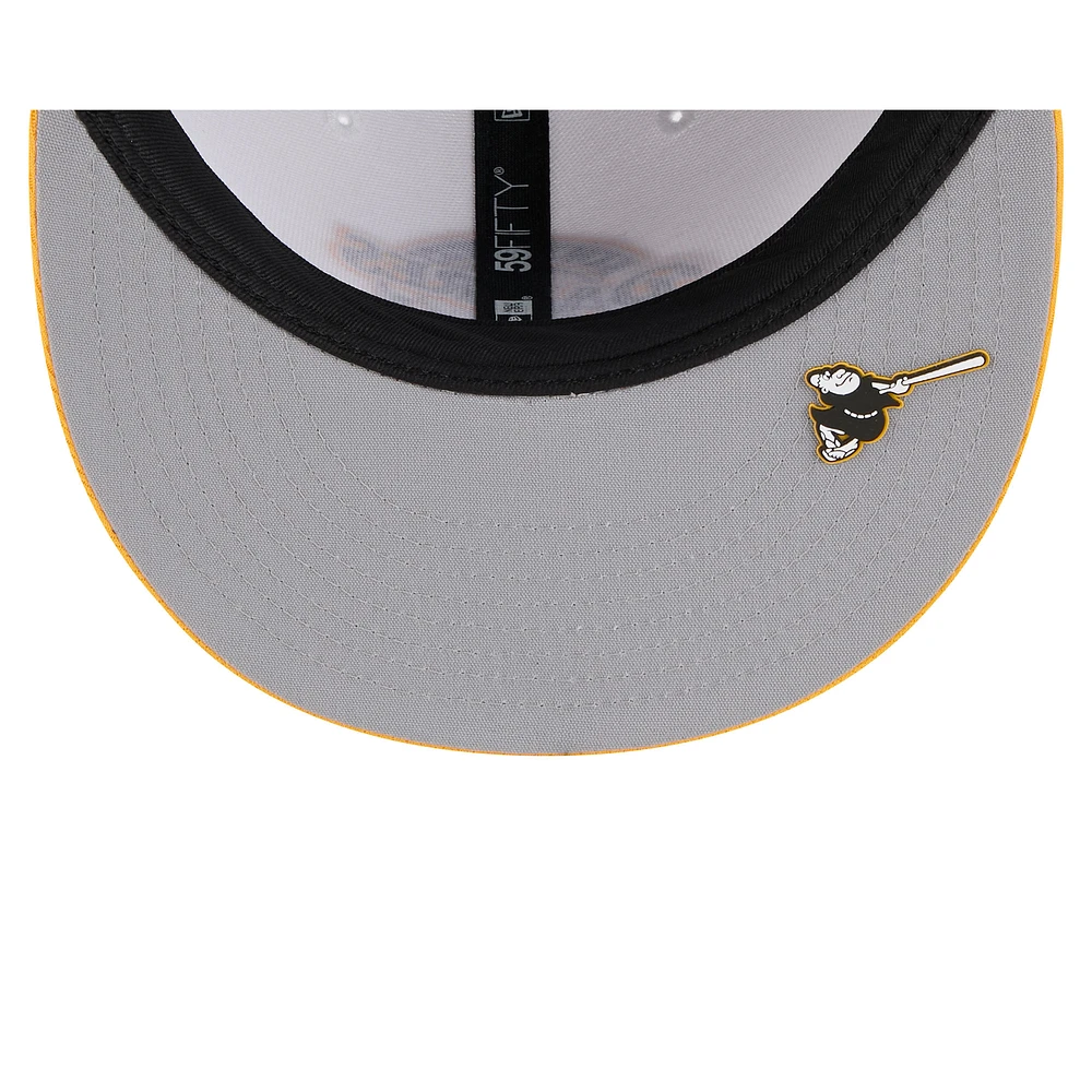 Men's New Era Brown/Gold San Diego Padres 2025 MLB Clubhouse 59FIFTY Fitted Hat