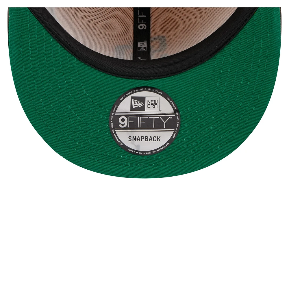 Men's New Era Brown/Gold San Diego Padres Retro Split Corduroy Snapback Hat
