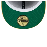Men's New Era Brown/Gold San Diego Padres Satin 59FIFTY Fitted Hat