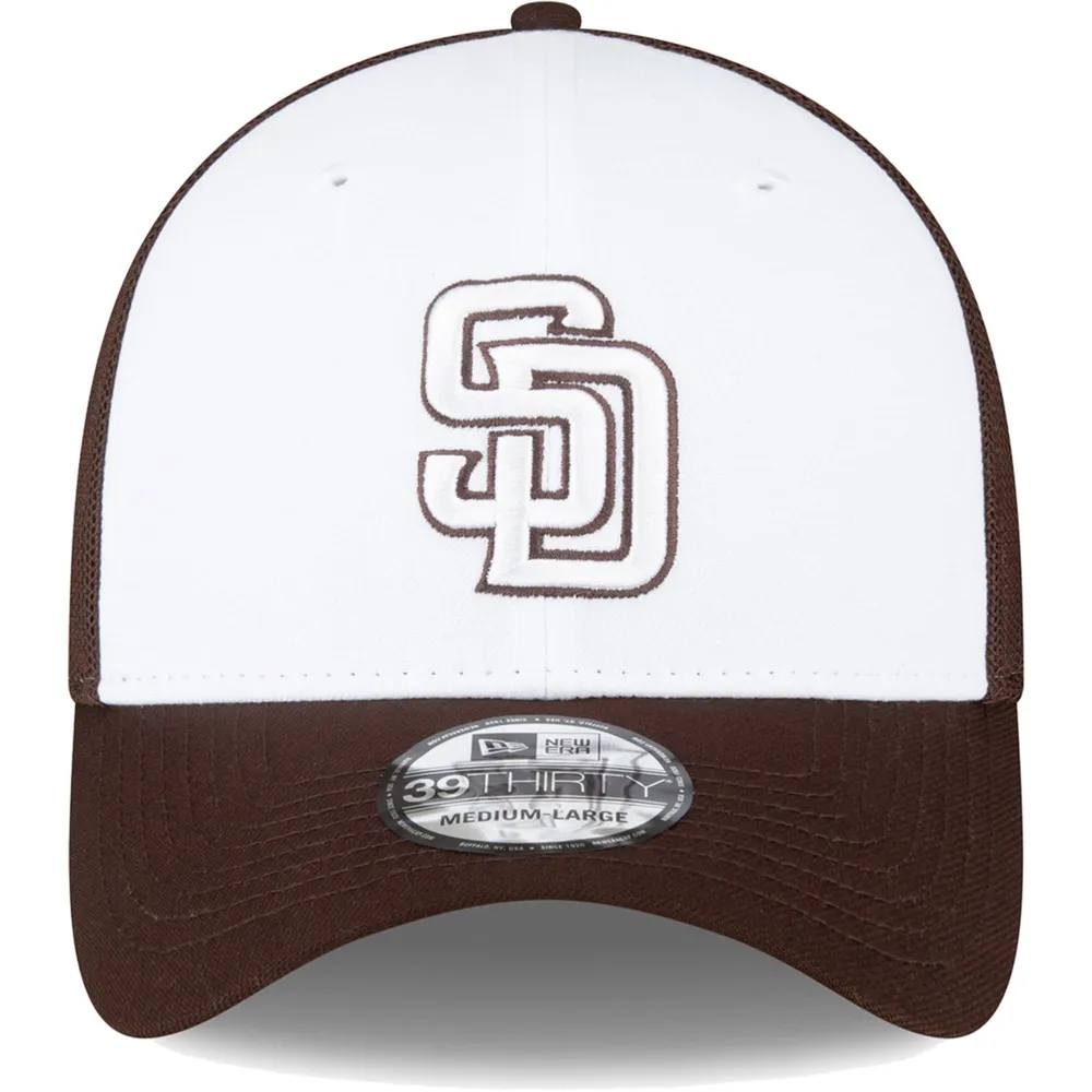 Men's New Era  Brown/White San Diego Padres 2023 On-Field Batting Practice 39THIRTY Flex Hat