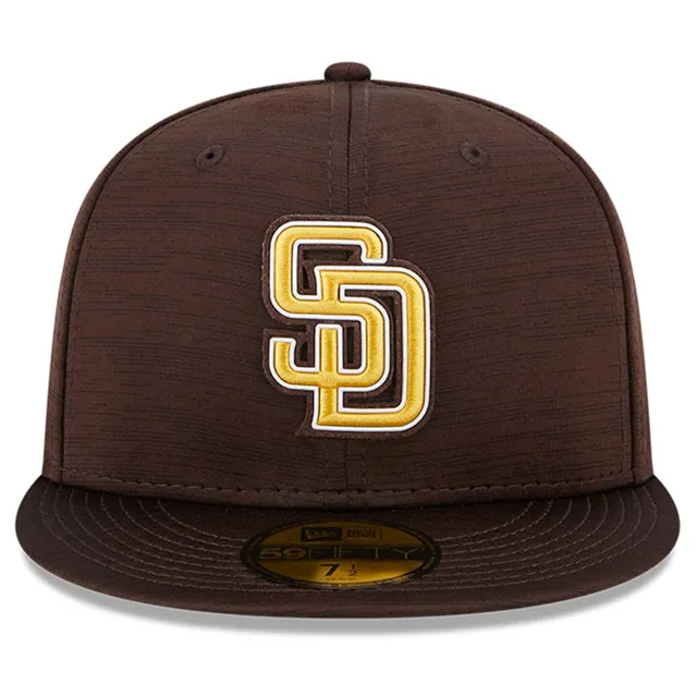 Men's New Era Brown San Diego Padres 2023 Clubhouse 59FIFTY Fitted Hat