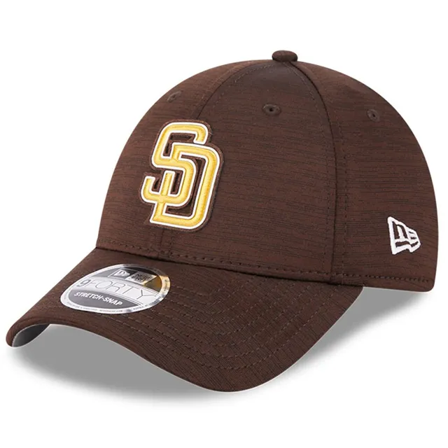 Majestic San Diego Padres Gold/White Foam Trucker Snapback Hat