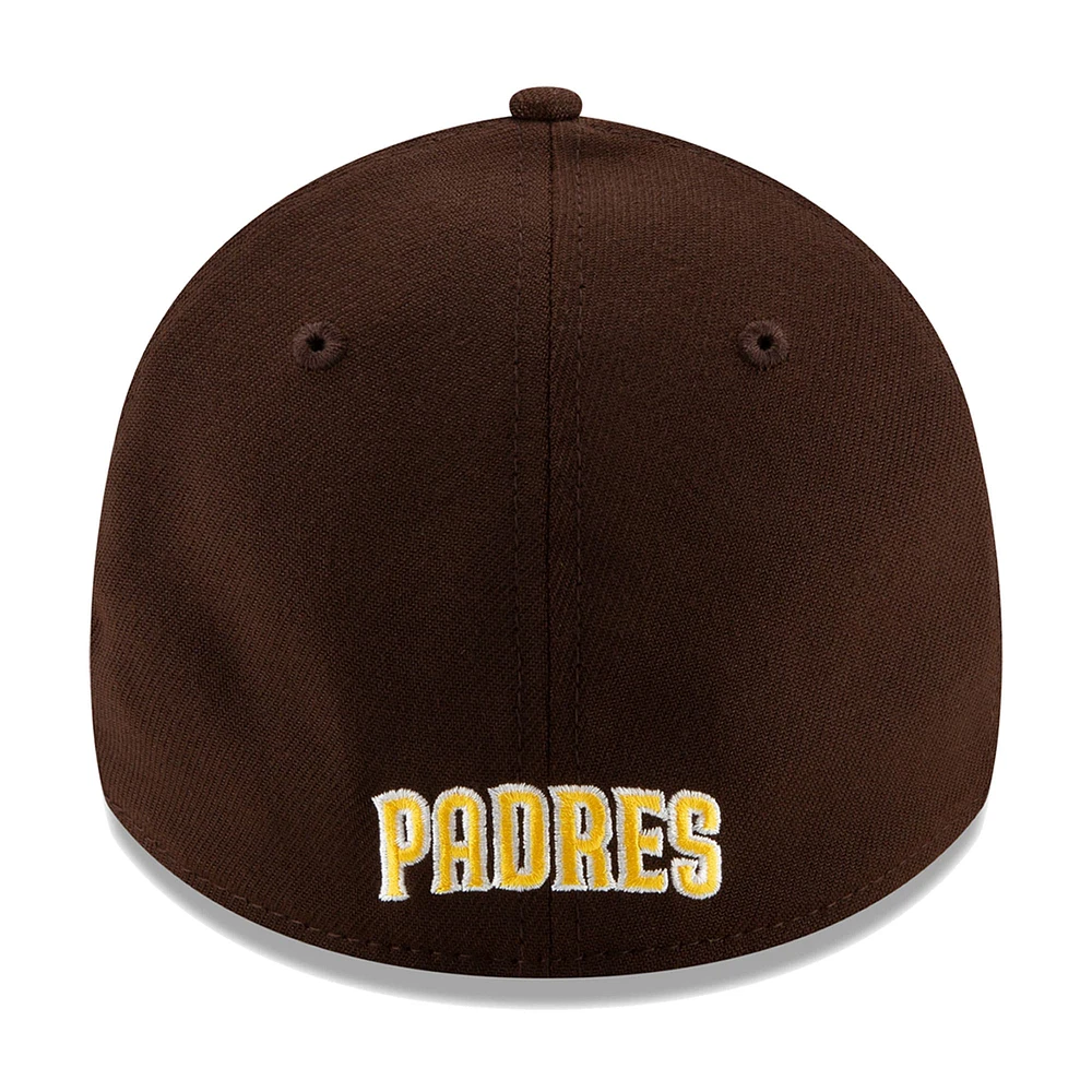 Casquette flexible 39THIRTY marron New Era pour hommes des San Diego Padres 2024 MLB World Tour Seoul Series