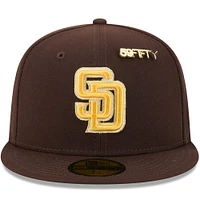 Men's New Era  Brown San Diego Padres 2025 59FIFTY Day Fitted Hat with Pins