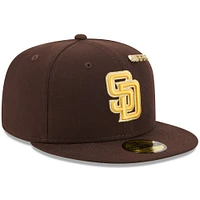 Men's New Era  Brown San Diego Padres 2025 59FIFTY Day Fitted Hat with Pins