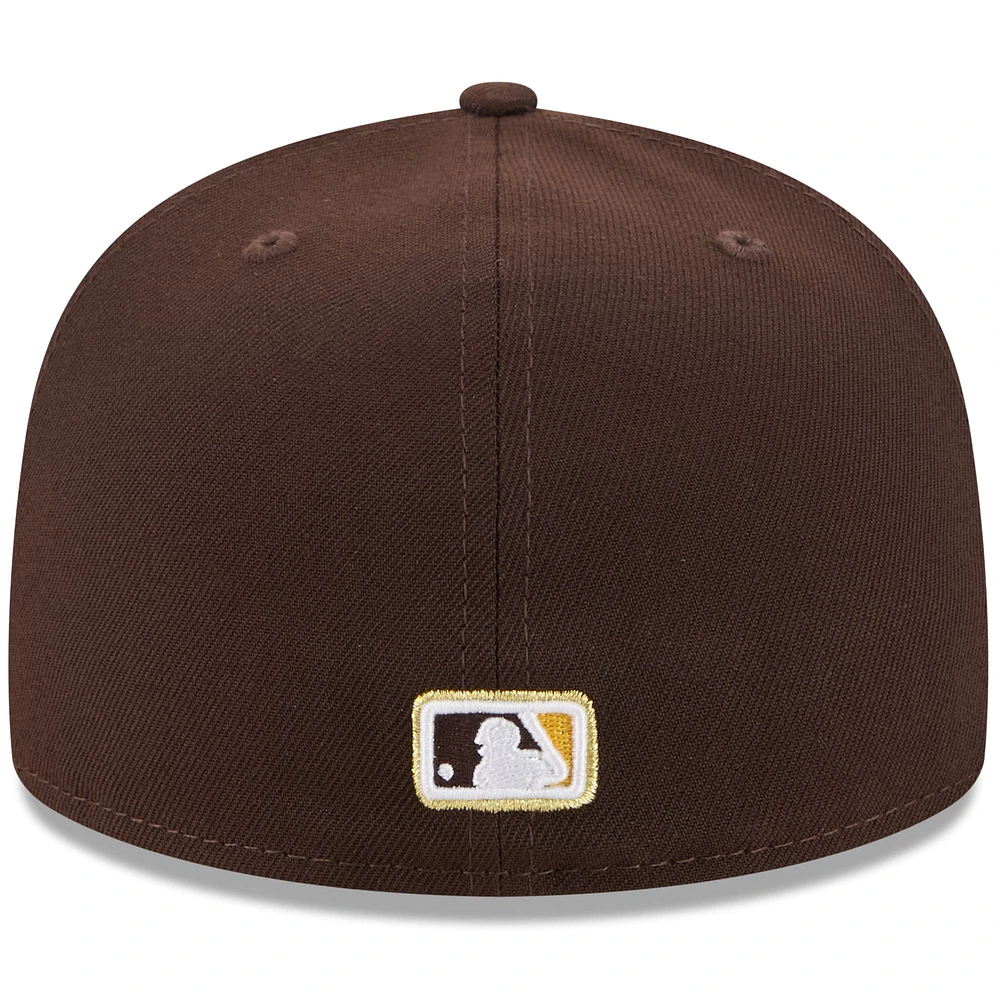 Men's New Era  Brown San Diego Padres 2025 59FIFTY Day Fitted Hat with Pins