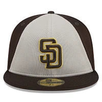 Men's New Era  Brown San Diego Padres 2025 Batting Practice 59FIFTY Fitted Hat