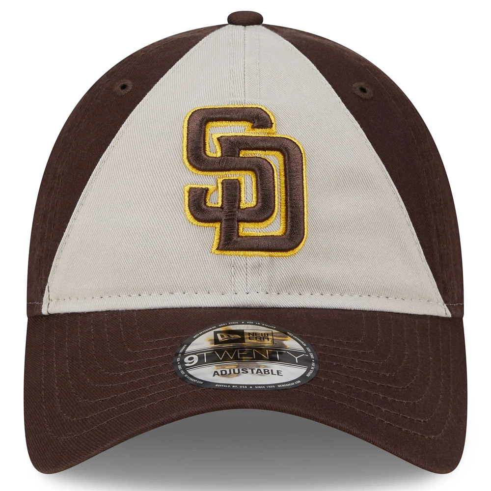 Men's New Era Brown San Diego Padres 2025 Batting Practice 9TWENTY Adjustable Hat