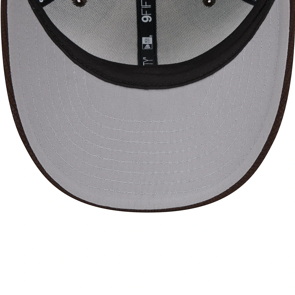 Men's New Era  Brown San Diego Padres 2025 Batting Practice Low Profile 9FIFTY Snapback Hat