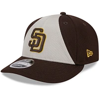 Men's New Era  Brown San Diego Padres 2025 Batting Practice Low Profile 9FIFTY Snapback Hat