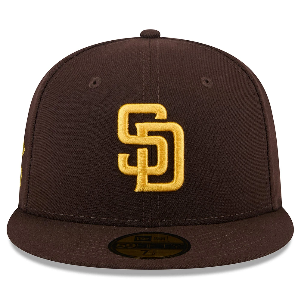 Men's New Era  Brown San Diego Padres 2025 Jackie Robinson Day 59FIFTY Fitted Hat